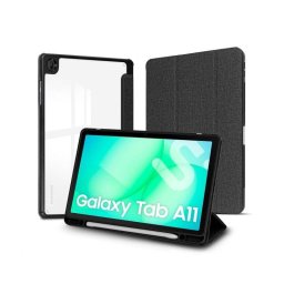Funda para tablet Subblim Clear Shock Case Samsung Galaxy Tab A11 8,7" Carcasa transparente atril cierre magnético