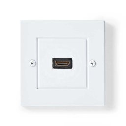 Caja de montaje en pared Nedis CVGB34950WT HDMI 2.0 4K empotrada 10 cm