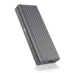 Caja SSD Externa ICY BOX IB-1817M-C31 M.2 NVMe Aluminio Gris USB Type-C