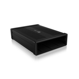 Caja ODD ICYBOX IB-525-U3 5.25" Aluminio-Plástico Negro USB Tipo C