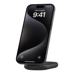 Cargador inalámbrico Belkin BoostCharge WIB007VFBK plegable magnético Qi2 15 W negro