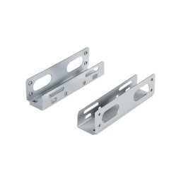 Soporte disco duro Startech BRACKET 3,5" a bahía 5,25" metálico plata