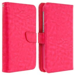Avizar Funda Billetera Fucsia para Smartphones 5.5" a 6