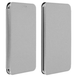 Avizar Funda Libro con Slide Gris para Smartphones de 5.4" a 6
