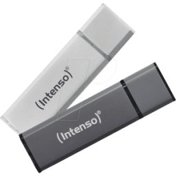 INTENSO 3521492 - Memoria USB, USB 2.0, 64 GB, aluminio Line plateada