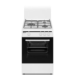 Meireles G 130 W Cocina Gas Butano/Propano 3 Zonas 50cm + Horno 49L Blanco
