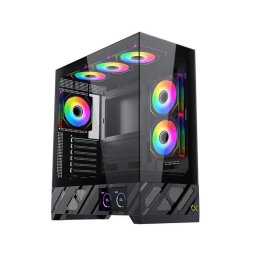 Caja Torre Xigmatek Alphard Pro Cristal Templado ARGB LCD ATX Micro ATX EATX