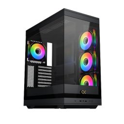 Caja torre media Xigmatek META EN45066 paneles cristal templado ARGB negra