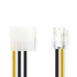 Cable de alimentación interna Nedis CCGP74060VA015 15 cm Molex a PCI-E 6 pins