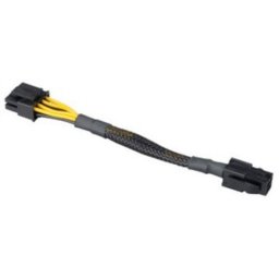 Cable de alimentación interna Akasa AK-CBPW10-15BK adaptador PCI-E 8 pines a ATX 4 pines 0,15 m negro
