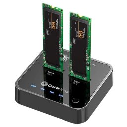 Base de conexión CoreParts MS-CLONER-SATA para SSD M.2 SATA USB 3.2 Type-C