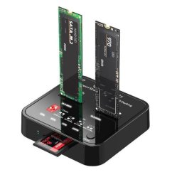 Duplicador de datos CoreParts MS-CLONER-M2-SD USB-C 6000 MB/s M.2 y SD