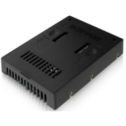 Caja HDD ICY DOCK MB882SP-1S-2B 3,5" ABS/Aluminio Negro Montaje SATA