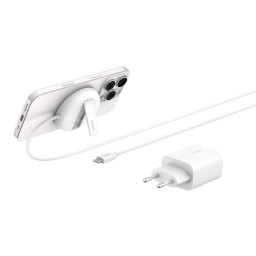 Cargador inalámbrico Belkin WIA011KQWH magnético Qi2 15 W blanco