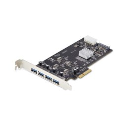 Tarjeta PCI Express Startech P5Q4A-USB-CARD 4 Puertos USB 3.2 5 Gbps Full-height Low-profile