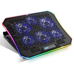 Base refrigeradora Spirit of Gamer SOG-VE1200 para portátil 17" 6 ventiladores RGB