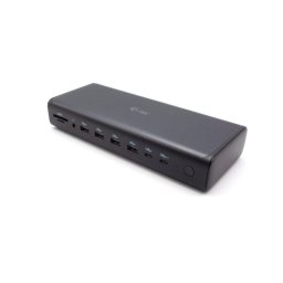 Estación de acoplamiento i-tec CA6MONITORDOCKPD 6 monitores 140 W USB-C Negro