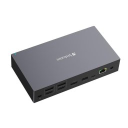 Base para portátil Verbatim CDS-17 estación USB-C 17 en 1, 8K, 100W, LAN, lector tarjetas