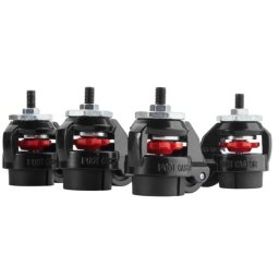 Rueda giratoria simulador Oplite OP-R8-CW para cockpit R8 Fury movilidad y estabilidad