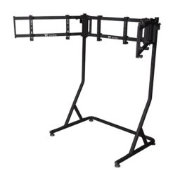 Soporte para monitor Thermaltake GSC-MSP-MDSLBB-01 triple, acero, altura ajustable