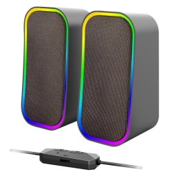 Altavoces Speed Link 2.0 cableados e inalámbricos 6W con iluminación RGB