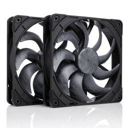 Ventilador suplementario Noctua NF-A14x25 G2 PWM 140 mm 1500RPM kit Push/Pull anti vibración