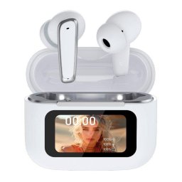 Auriculares Cool Iria inalámbricos Bluetooth con Cancelación de Ruido, traducción IA y autonomía 20 h, color blanco