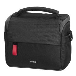 Funda para cámara Hama Matera 110 compacta, poliéster reciclado, negro