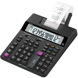 Calculadora de impresión Casio HR-200RCE 12 dígitos cálculo fiscal y beneficios