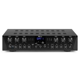 Amplificador Estéreo POWER DYNAMICS PV260BT 600W RMS Bluetooth USB FM Multiroom Negro
