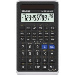 Calculadora científica Casio FX-82 Solar II con 144 funciones y alimentación solar