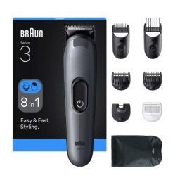 Cortadora de pelo Braun AIO3540 Series 3 multifunción 50 min batería 8 accesorios