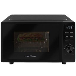 Microondas ProfiCook MWG 1278 20L 1150W Grill Base Vitrocerámica Programas Automáticos