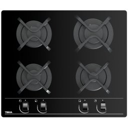 Teka GBC 64000 Placa de Gas Natural 4 Zonas Cristal Negro