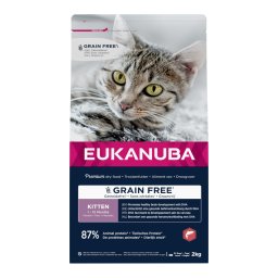 Eukanuba Kitten Grain Free Rico en Salmón - 2 kg