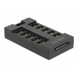 Hub DeLock 10 puertos ARGB modelo 64128 montaje magnético