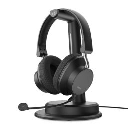 Auriculares Hama BT-900 inalámbricos y con cable Bluetooth para oficina con cancelación de ruido y micrófono negro