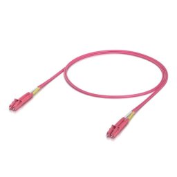 Cable de fibra óptica Ubiquiti LC-LC OM4 dúplex 1 m rosa (50 unidades)