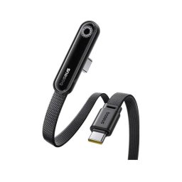 Cable USB Baseus MVP 3 USB-C a USB-C 1 m 100W trenzado negro