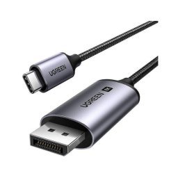 Cable Ugreen CM556 USB-C a DisplayPort 3 m Negro alta compatibilidad