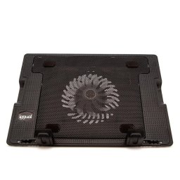Soporte portátil IGGUAL RP1V17 refrigeración ventilador ajustable USB 17" negro