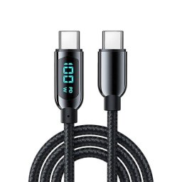 Cable USB-C Dam Electronics 1,2 m 100W PD Pantalla Digital Zinc