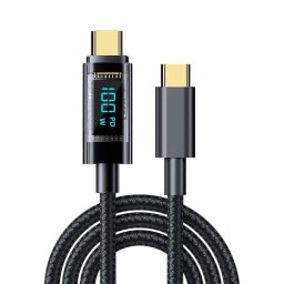 Cable USB-C Dam Electronics carga rápida 100W PD pantalla digital 2 m