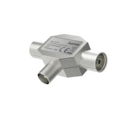 Divisor de señal coaxial Hama 205237 4-1000 MHz 3 conexiones blindado gris