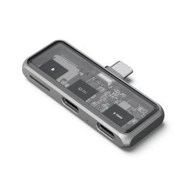 Hub USB-C Satechi SA-ST-HXRSDM con lector microSD y Power Delivery 100W