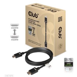 Cable HDMI Club 3D CAC-1373 Ultra High Speed 3 m 48 Gbps HDR 8K/10K