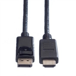 Adaptador de vídeo VALUE 11.99.5781 DisplayPort a HDMI 2 m negro