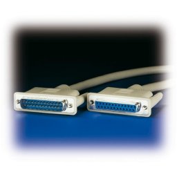 Cable paralelo ROLINE 11.01.3645 4,5 m gris D-Sub DB-25 a DB-25