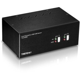 Interruptor KVM TRENDnet TK-240DP Dual Monitor DisplayPort USB 4K