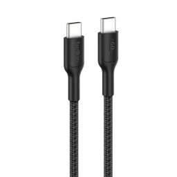 Cable USB-C Belkin ENA008HQ2MBK 2m 60W Power Delivery trenzado negro